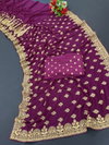 Kaveri Georgette Embroidery Wedding Sarees Catalog